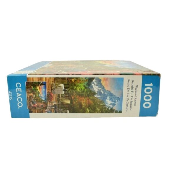 Ceaco Wooden Terrace Sunset by Dominic Davison 1000 Piece Jigsaw Puzzle - Picture 7 of 9